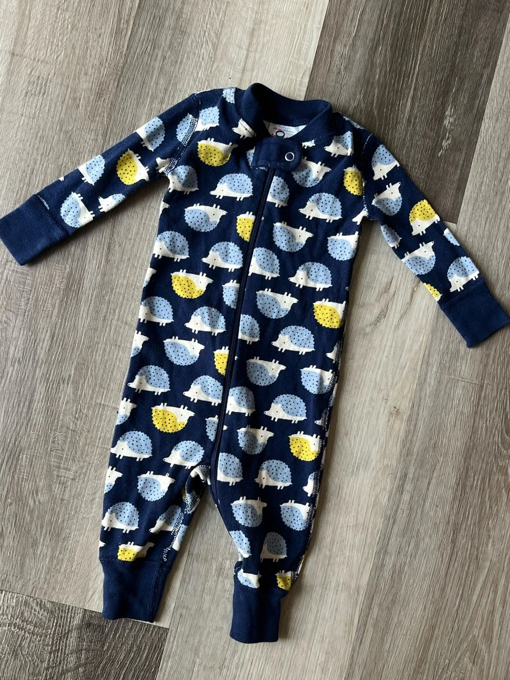 Hanna Andersson Hedgehog Print Pajamas 100% Organic Cotton size 3-6M